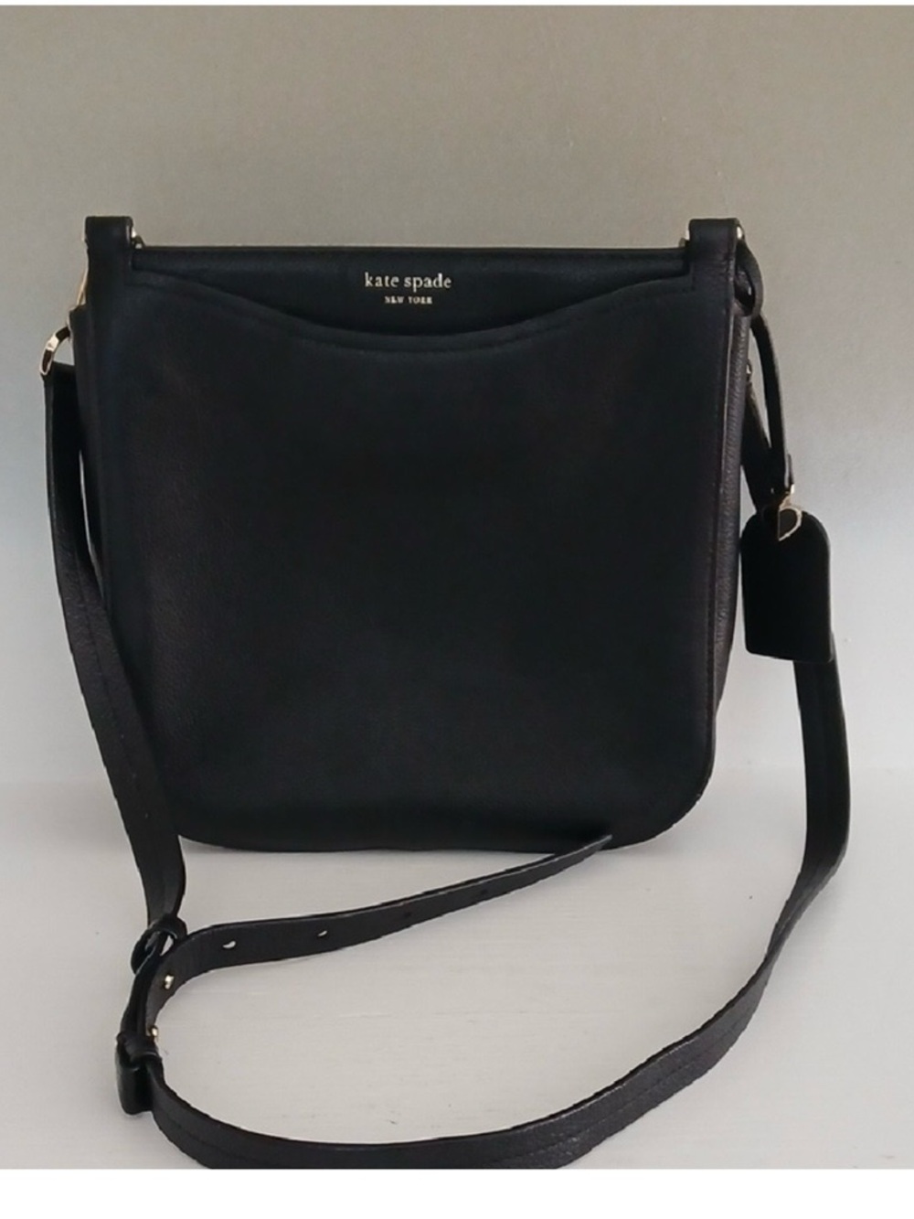 Kate Spade Black Leather Crossbody Shoulder Bag